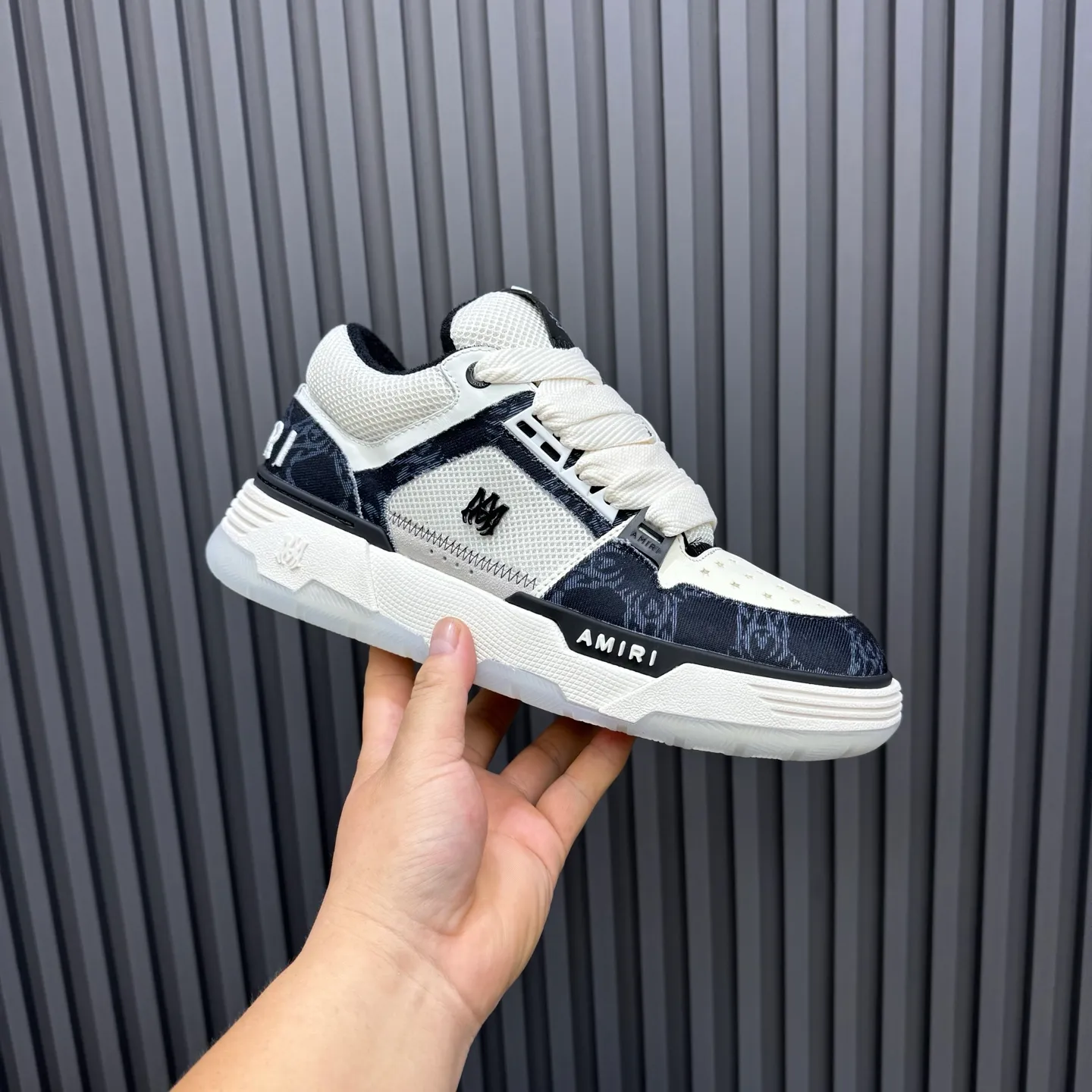 Men's shoes 💰660💰 AMIRI AMIRI trendy brand hot sale 🔥 Available all year round, couples 💑 Official website synchronization Imported fabrics 1⃣️ vs 1⃣️ replica, original factory special original sole, 35-45 (45. non-refundable)